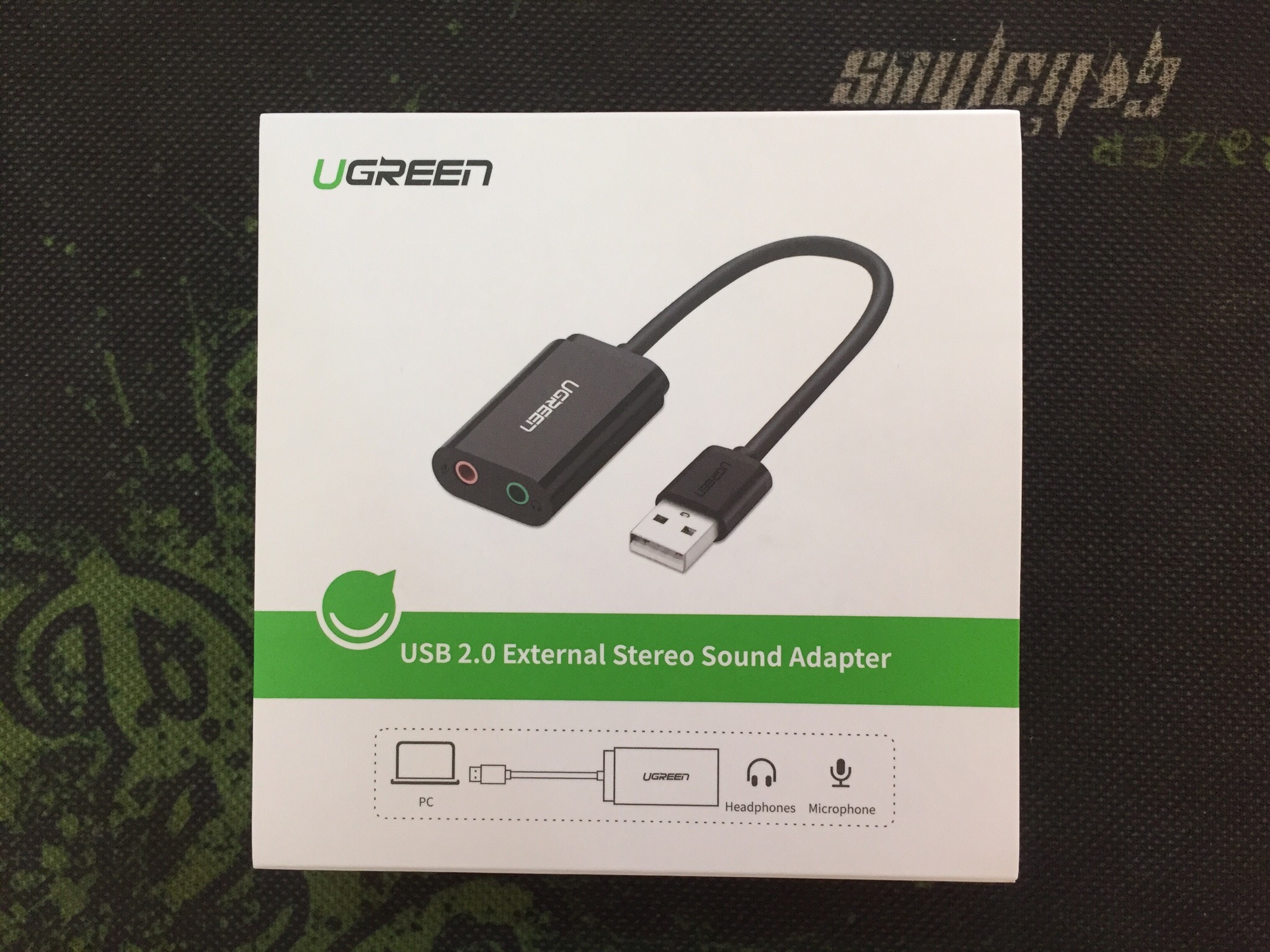 Cáp chuyển USB to Sound Ugreen 30724 chính hãng